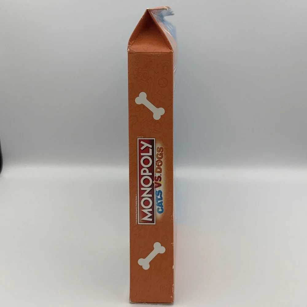 2018 Monopoly Cats Vs. Dogs Board Game Limited Edition Hasbro New Mint Sealed